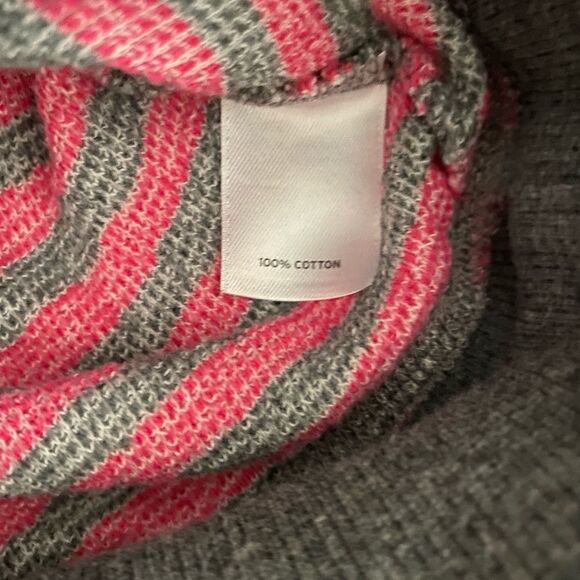 Caslon 100% Cotton Striped Pullover Sweatshirt XS - Picture 5 of 6